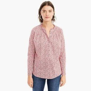 J. Crew Ruffle Popover Liberty Chamomile Floral